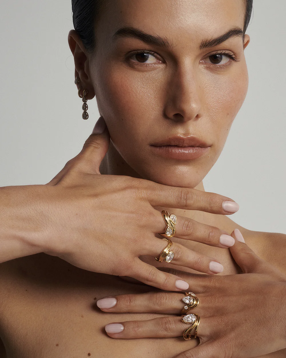 Helena 1.2ct Pear Diamond Engagement Ring - Image 5