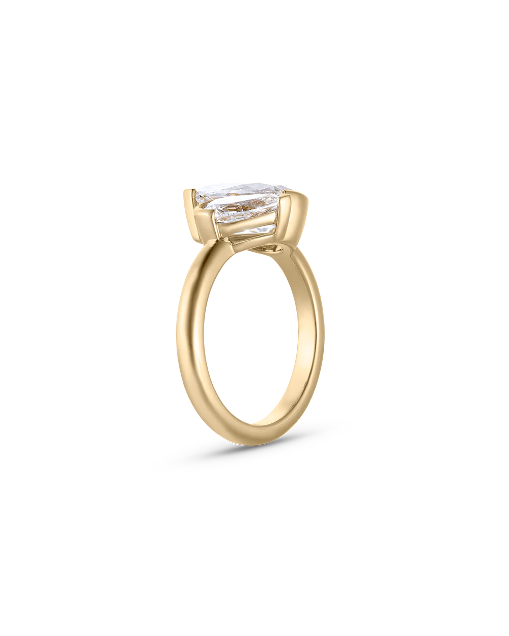Celine Pear Toi et Moi Diamond Ring - Image 8
