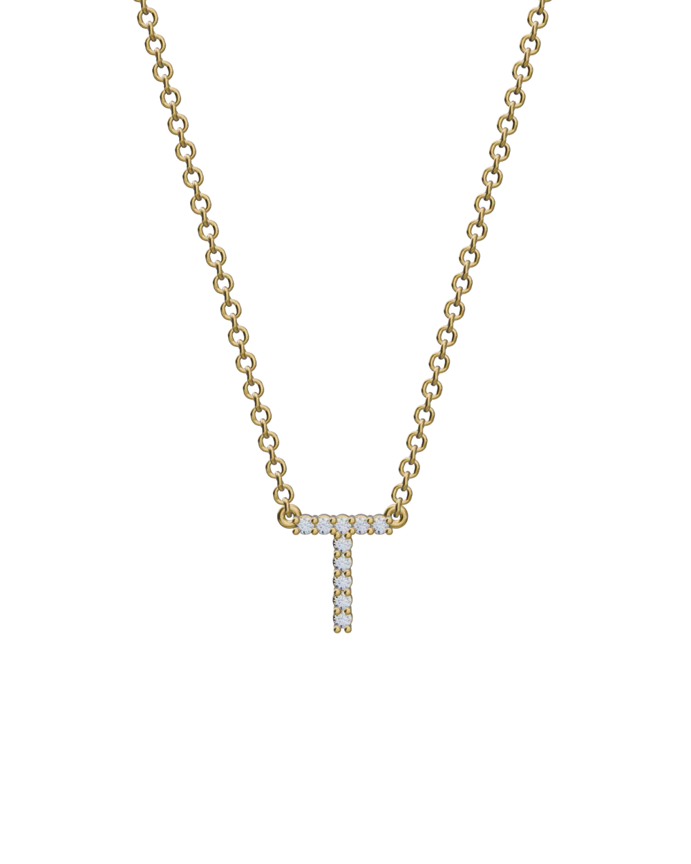 Diamond Initial Necklace - Image 33