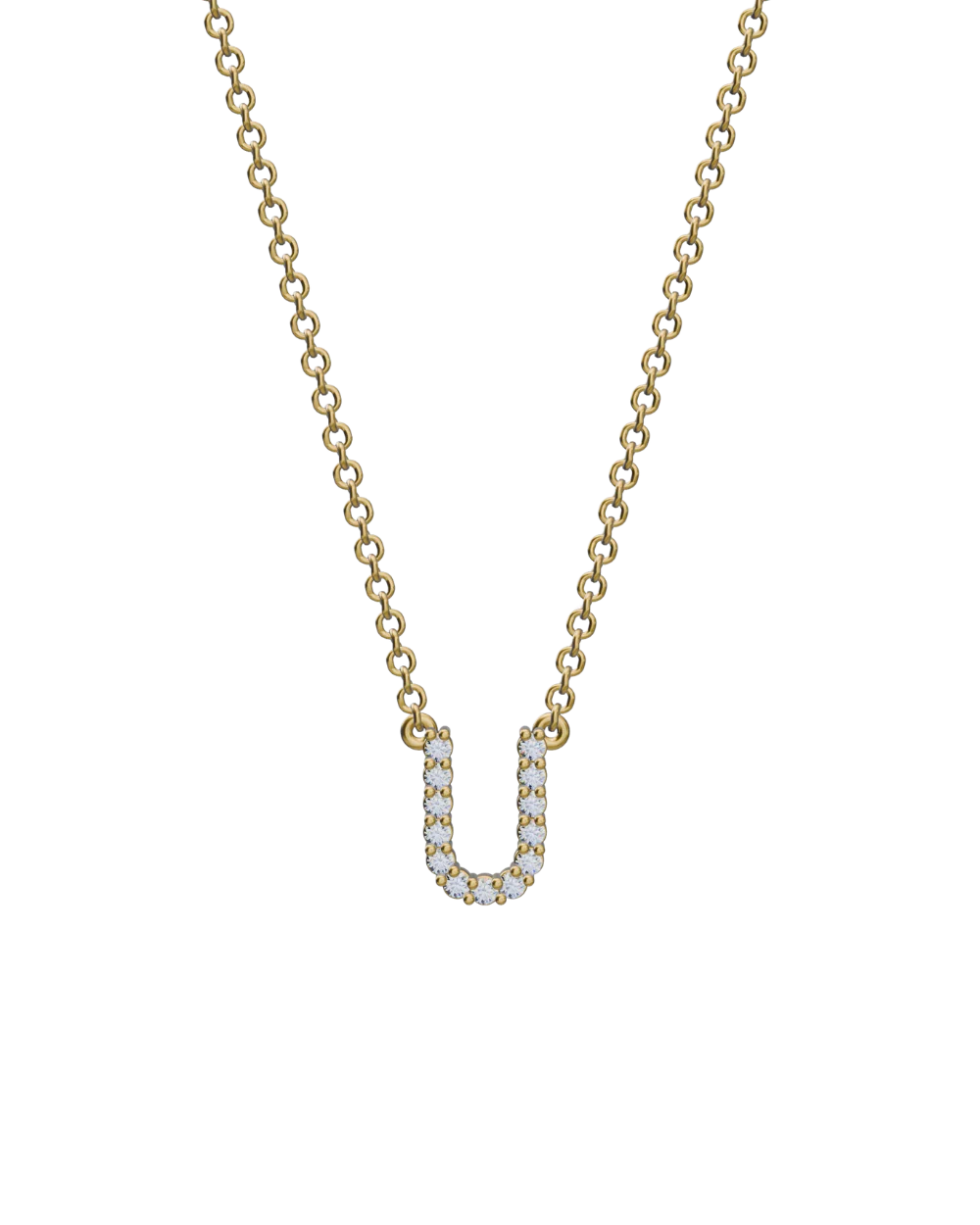 Diamond Initial Necklace - Image 34