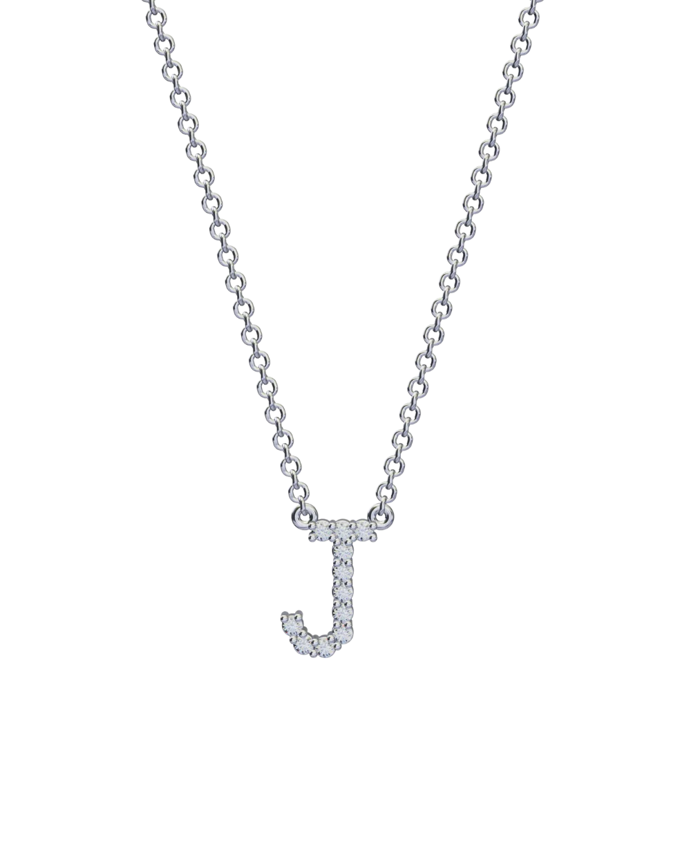 Diamond Initial Necklace - Image 49