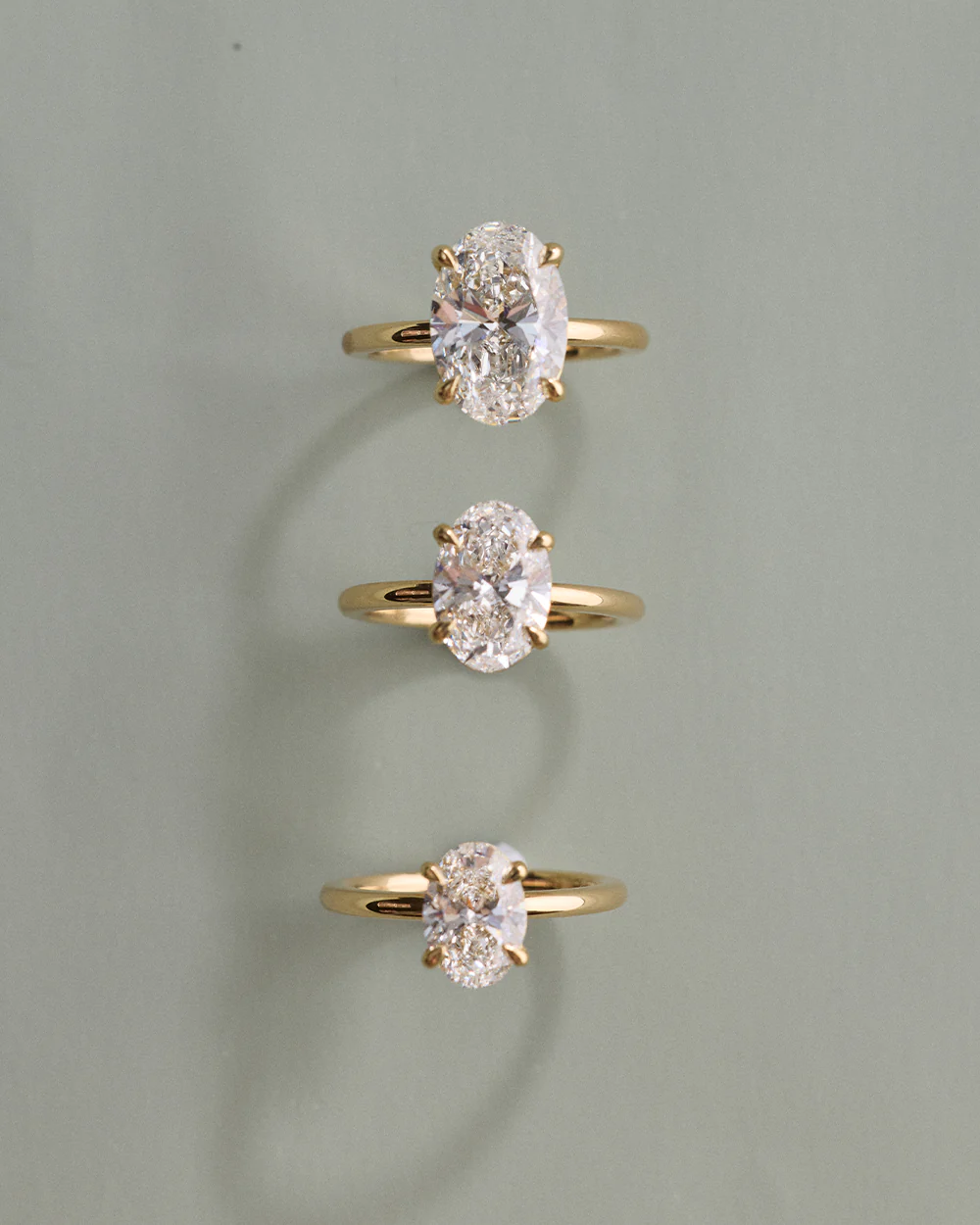 Grace 1.5ct Oval Diamond Engagement Ring - Image 5