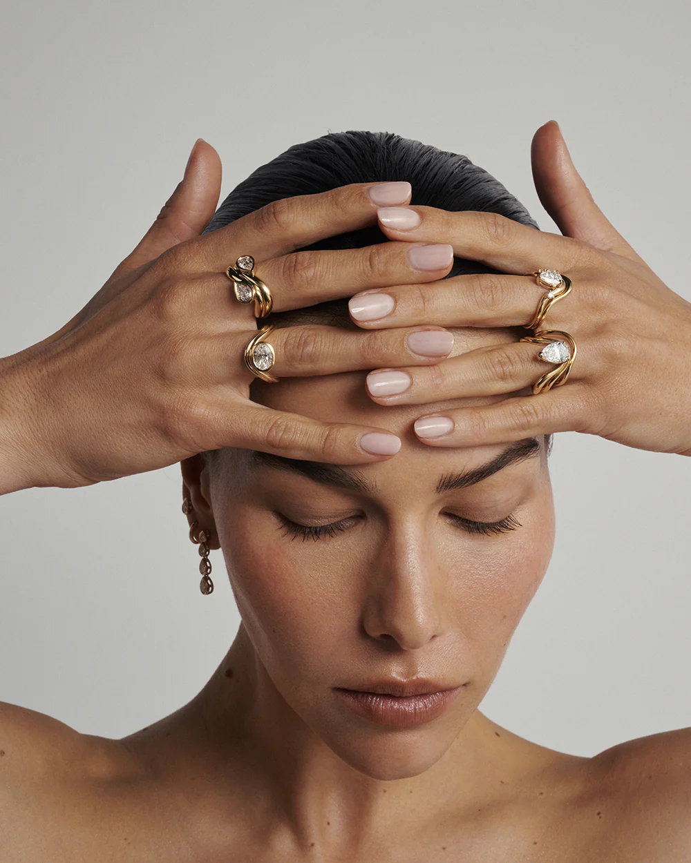 Leda 2.39ct Pear Diamond Engagement Ring - Image 5