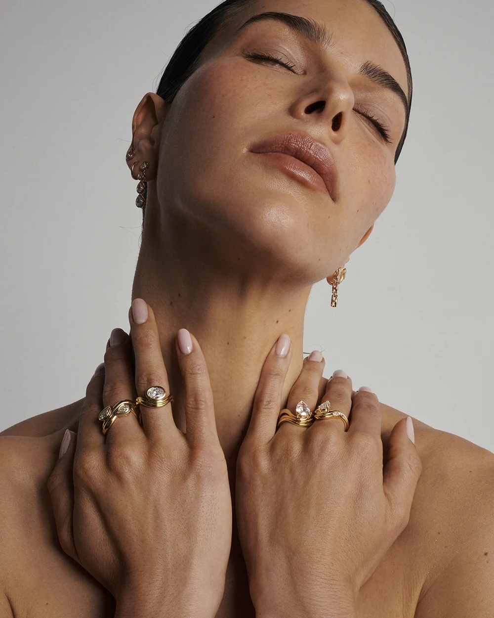 Lumiere Diamond Drop Earrings - Image 4